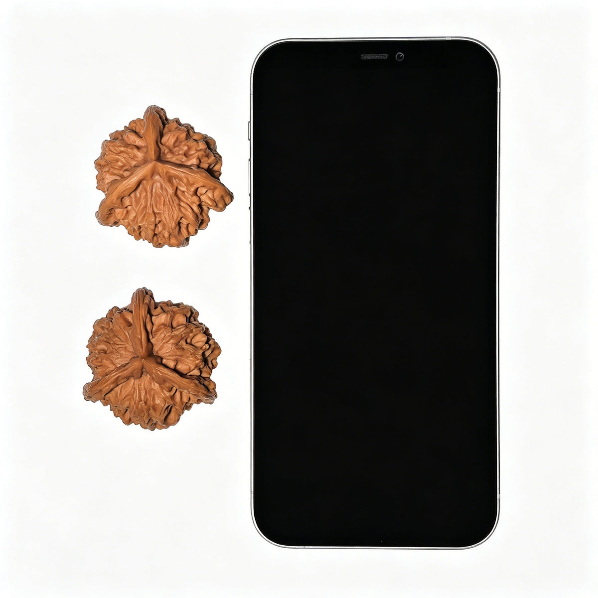 The "Panshan" Elite Trident Three-Ridge Pair | 40.0mm x 40.0mm | PSSN-1302E - ThePatinaProject
