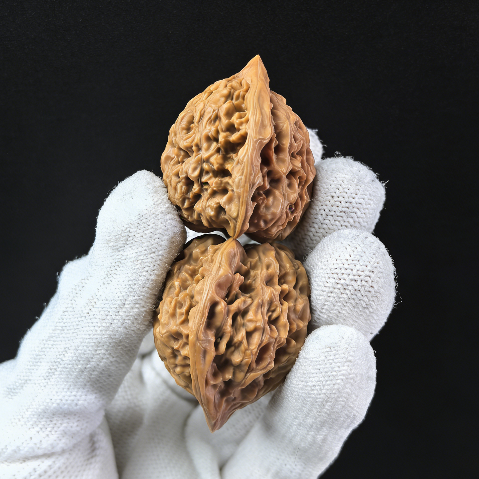 Walnut hand exerciser featuring The Imperial "Pocket General" logo, ultra-high density micro-pair, 32mm collector’s gem from The Patina Project