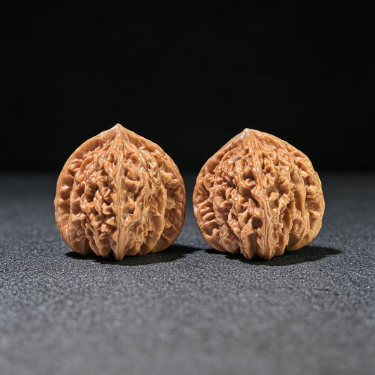 The "Peach Heart" Xiayunling (Taoxin XYL) Matched Pair | 42.0mm x 38.0mm | XYL-1201C - ThePatinaProject