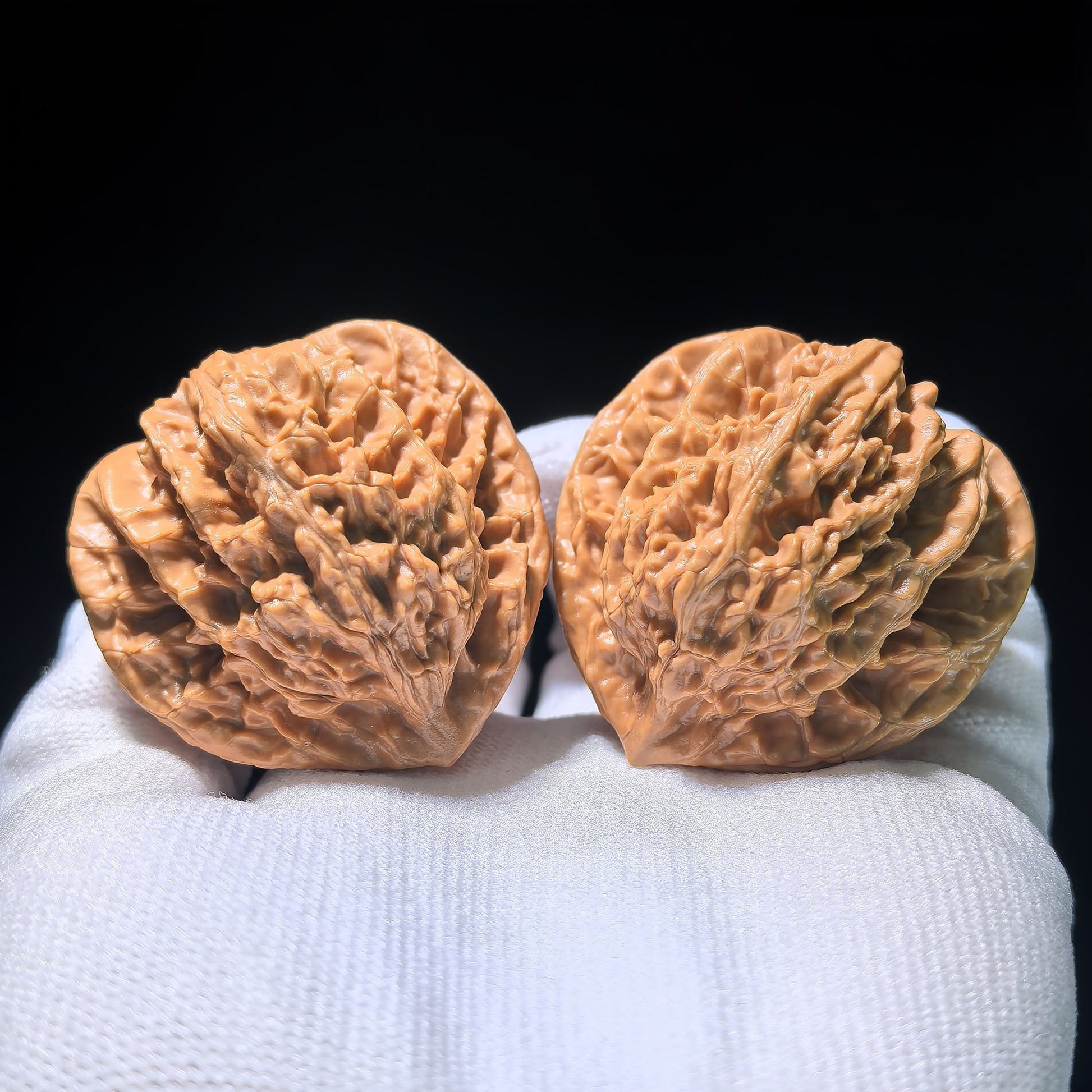 The "Peach Heart" Xiayunling (Taoxin XYL) Matched Pair | 42.0mm x 38.0mm | XYL-1201C - ThePatinaProject