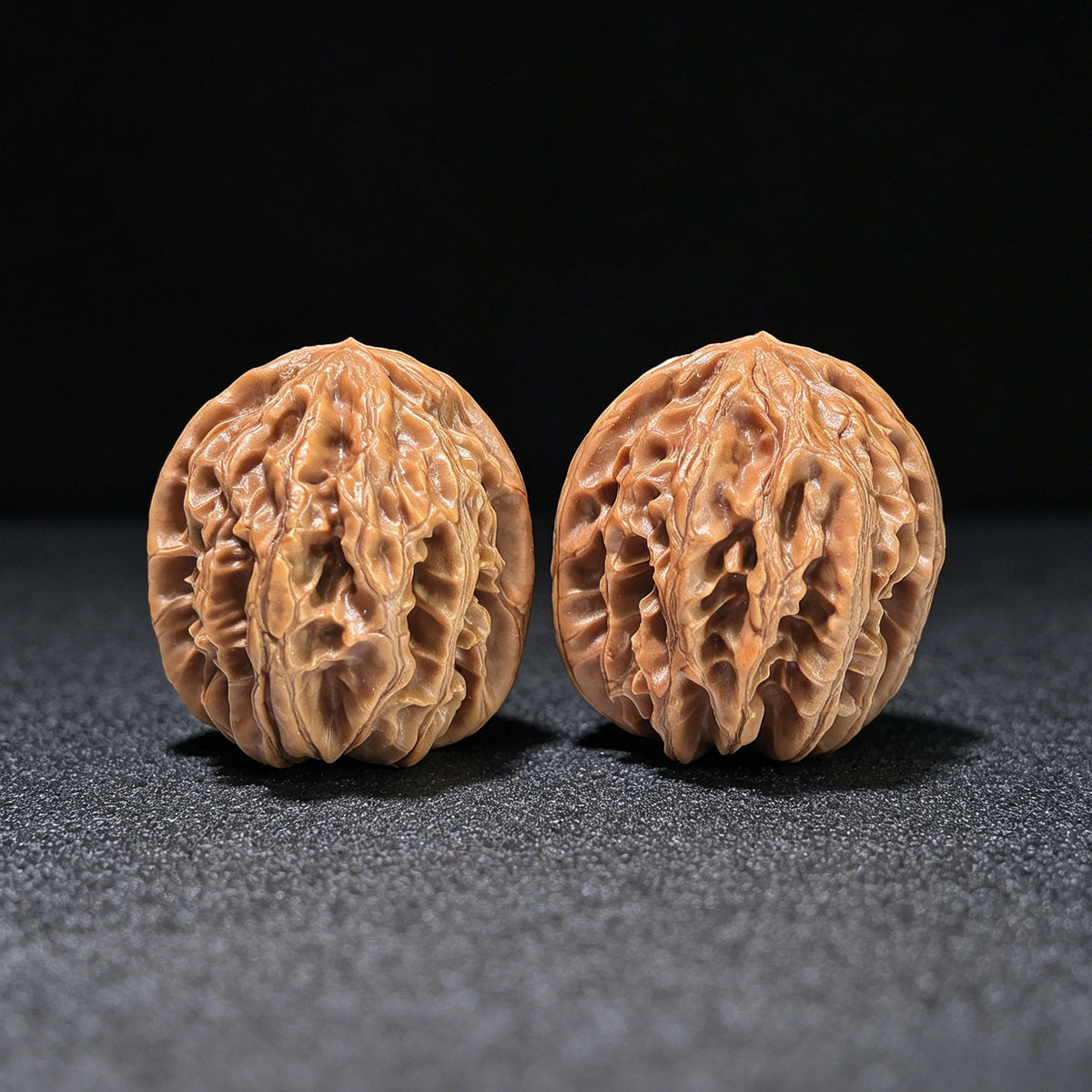 The Petit "Coiling Dragon" (Pan Long Wen) Full-Bellied Pair | 33.0mm x 35.0mm | PLW-705 - ThePatinaProject