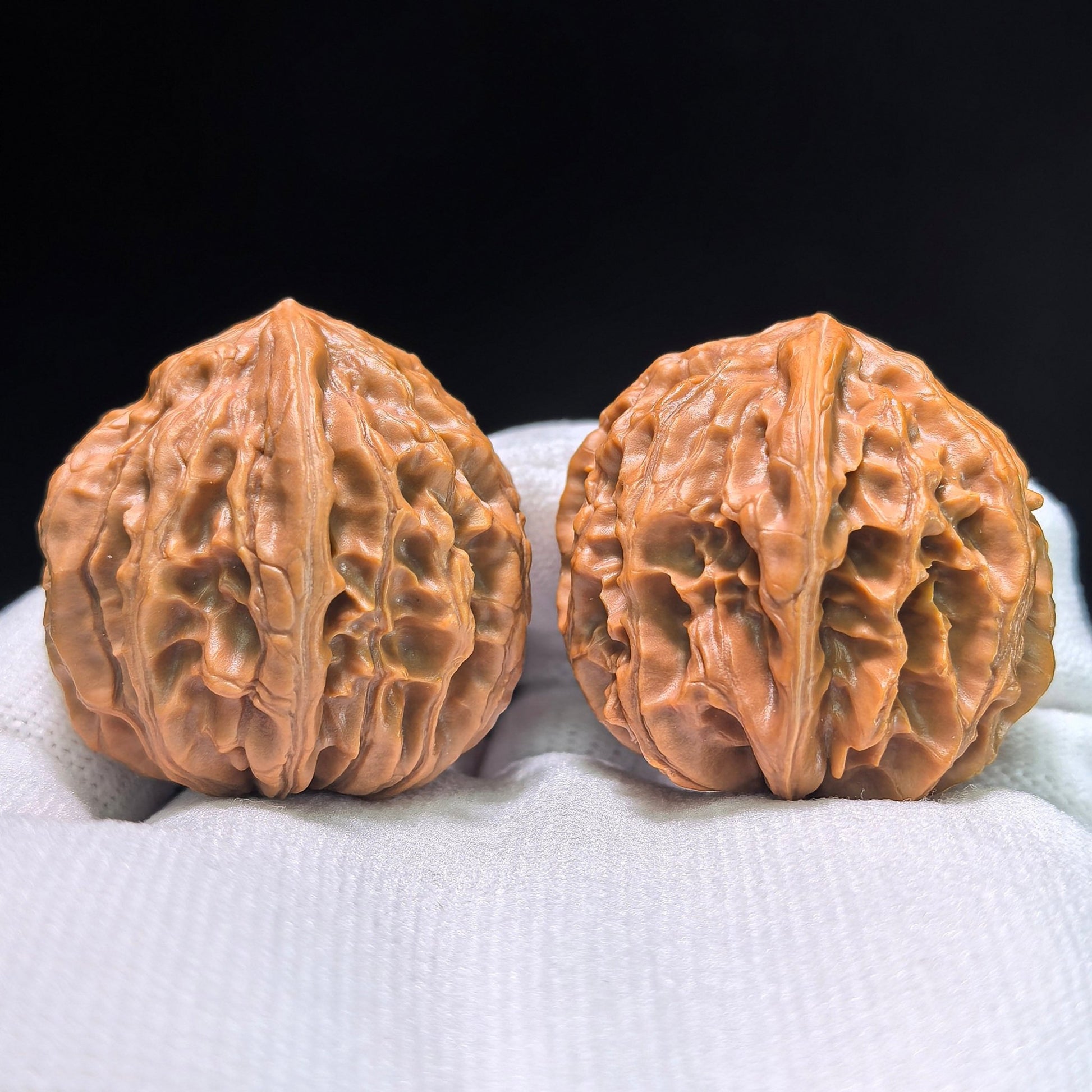The Petit "Coiling Dragon" (Pan Long Wen) Full-Bellied Pair | 33.0mm x 35.0mm | PLW-705 - ThePatinaProject