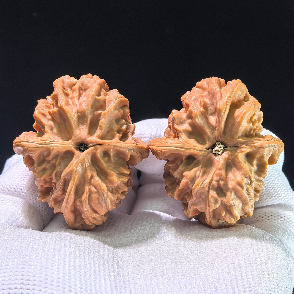 The "Pinggu Cube" (Pinggu Fangkuai) Matched Pair | 43.0mm x 37.0mm | PGFK-1202C - ThePatinaProject