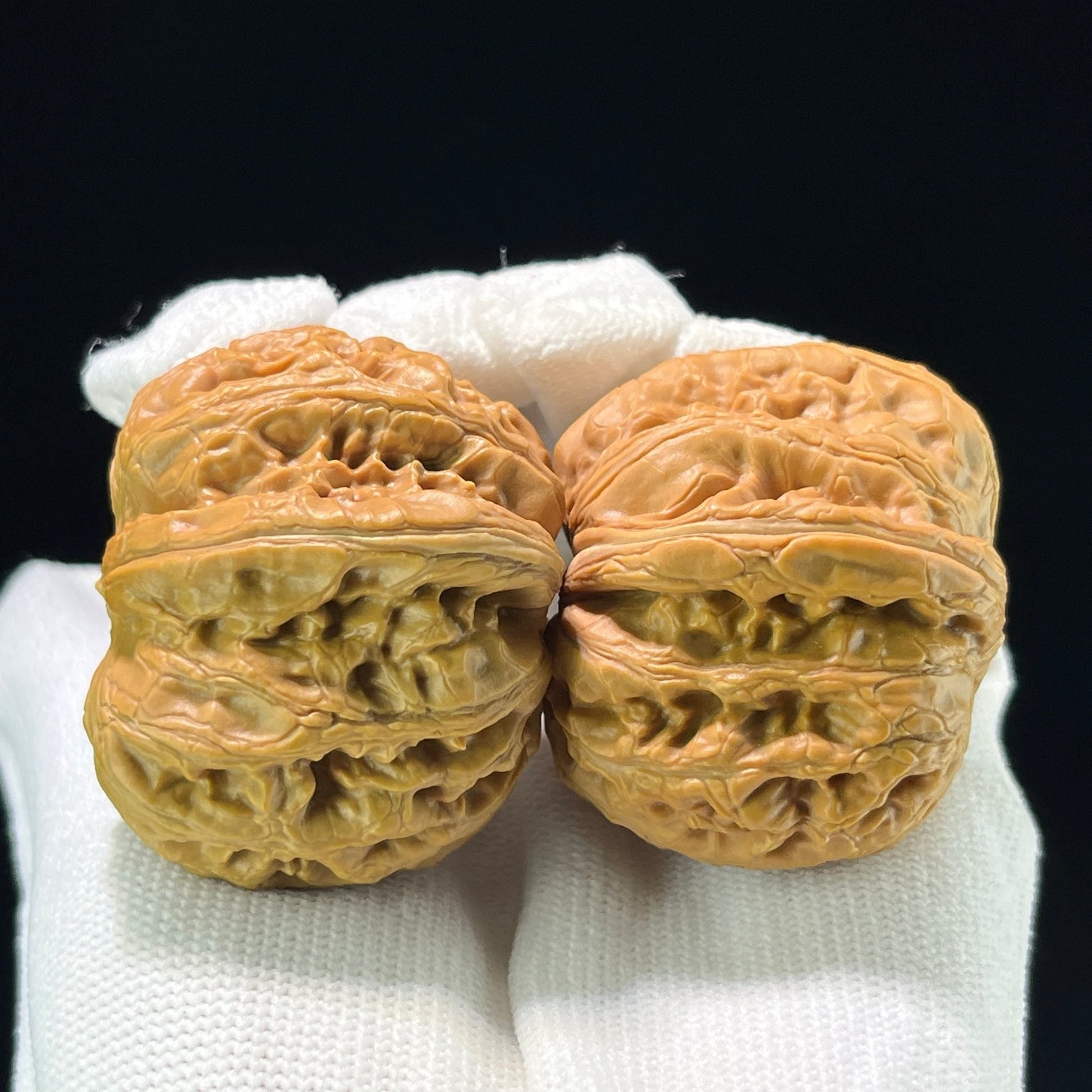 The "Pinggu Ingot" (Ping Gu Yuan Bao) Deep-Bellied Giant Prosperity Pair | 41.0mm x 45.0mm | PGYB-801 - ThePatinaProject