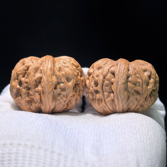 The "Pinggu Ingot" (Ping Gu Yuan Bao) Deep-Bellied Prosperity Pair | 36.0mm x 40.0mm | PGYB-803 - ThePatinaProject