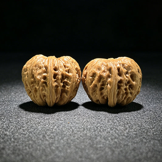 The "Pinggu Ingot" (Ping Gu Yuan Bao) Full-Bellied Wealth Pair | 35.0mm x 37.0mm | PGYB-902 - ThePatinaProject