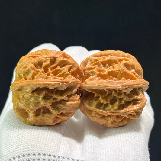 The Pinggu "Square Box" (Ping Gu Fang Kuai) Pair | 33.0mm x 40.0mm | PGFK-601 - ThePatinaProject