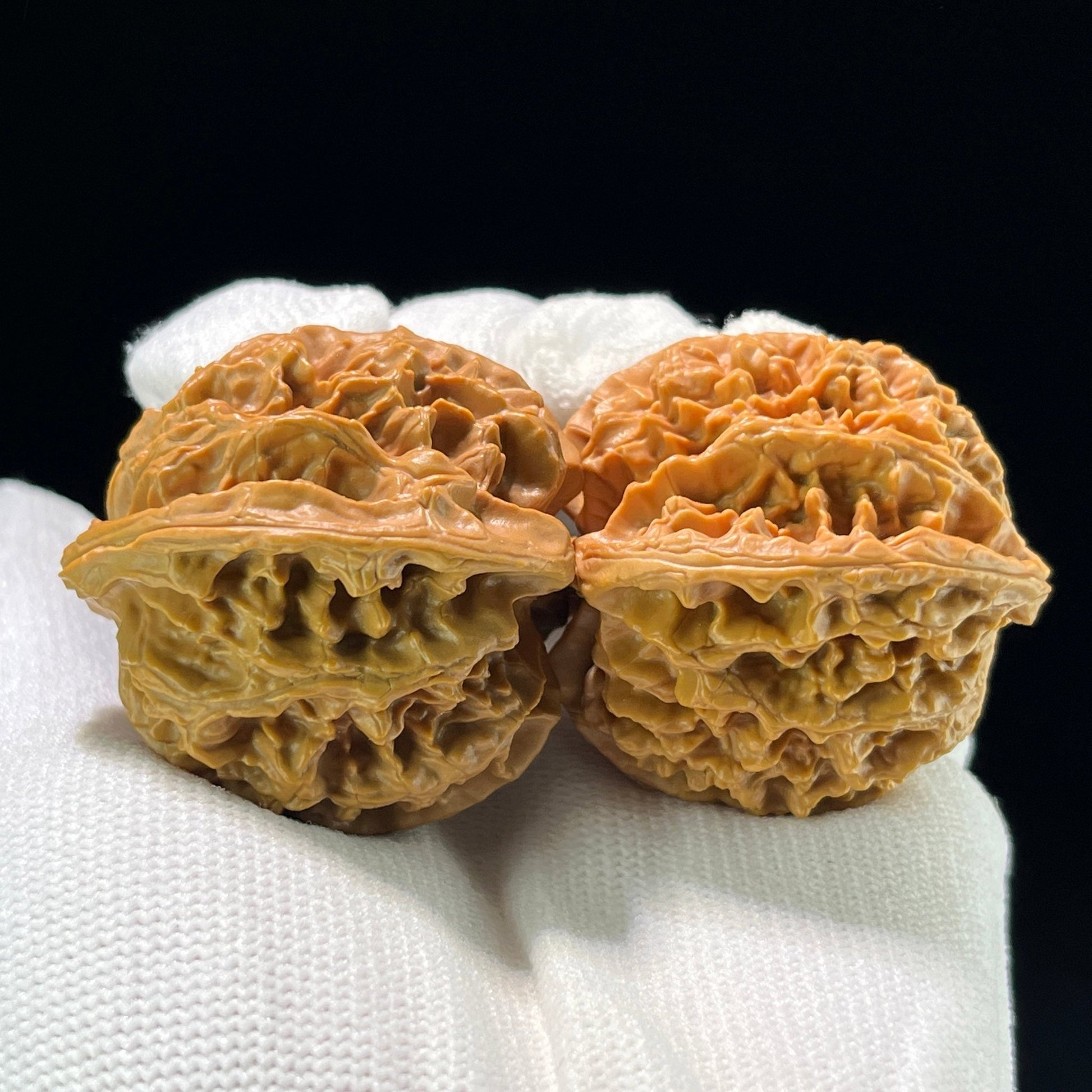 The "Pingguoyuan" (PGY) Apple Garden Classic Rounded Lion Head Pair | 42.0mm x 40.0mm | PGY-803 - ThePatinaProject