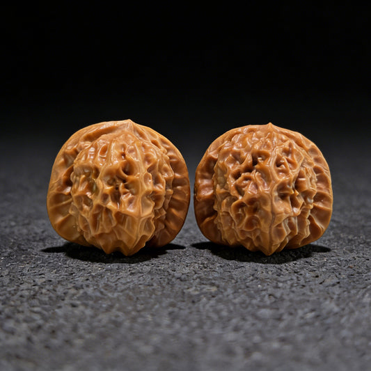 The "Porcelain Doll" Chengde Official Seal Perfectly Balanced 1:1 Pair | 35.0mm x 35.0mm | Boutique Grade | CWW-802C - ThePatinaProject