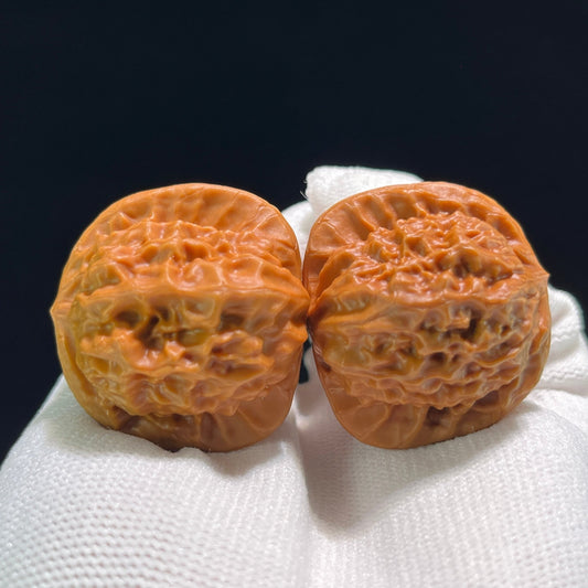 The "Porcelain Doll" Chengde Official Seal Perfectly Balanced 1:1 Pair | 35.0mm x 35.0mm | Boutique Grade | CWW-802C - ThePatinaProject
