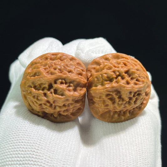 The "Porcelain Doll" (Ci Wa Wa) Smooth Pocket Pair | 34.0mm x 32.0mm | CWW-801 - ThePatinaProject