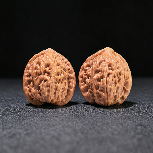 The "Prince's Hat" (Gongzi Mao) Matched Pair | 35.0mm x 31.0mm | GZM-1201C - ThePatinaProject