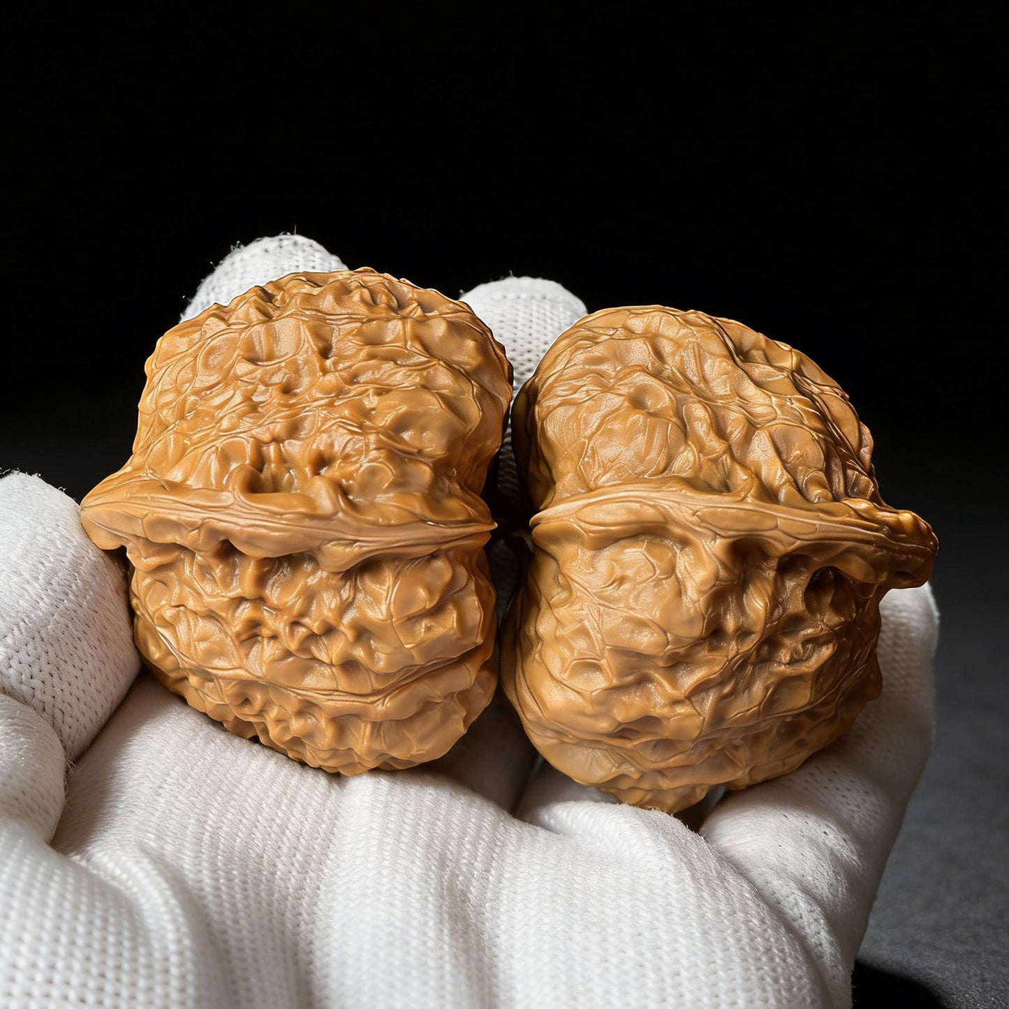 The "Pumpkin Block" (Nan Gua Dun) Pair | 45.0mm x 40.0mm | NGD-04 - ThePatinaProject