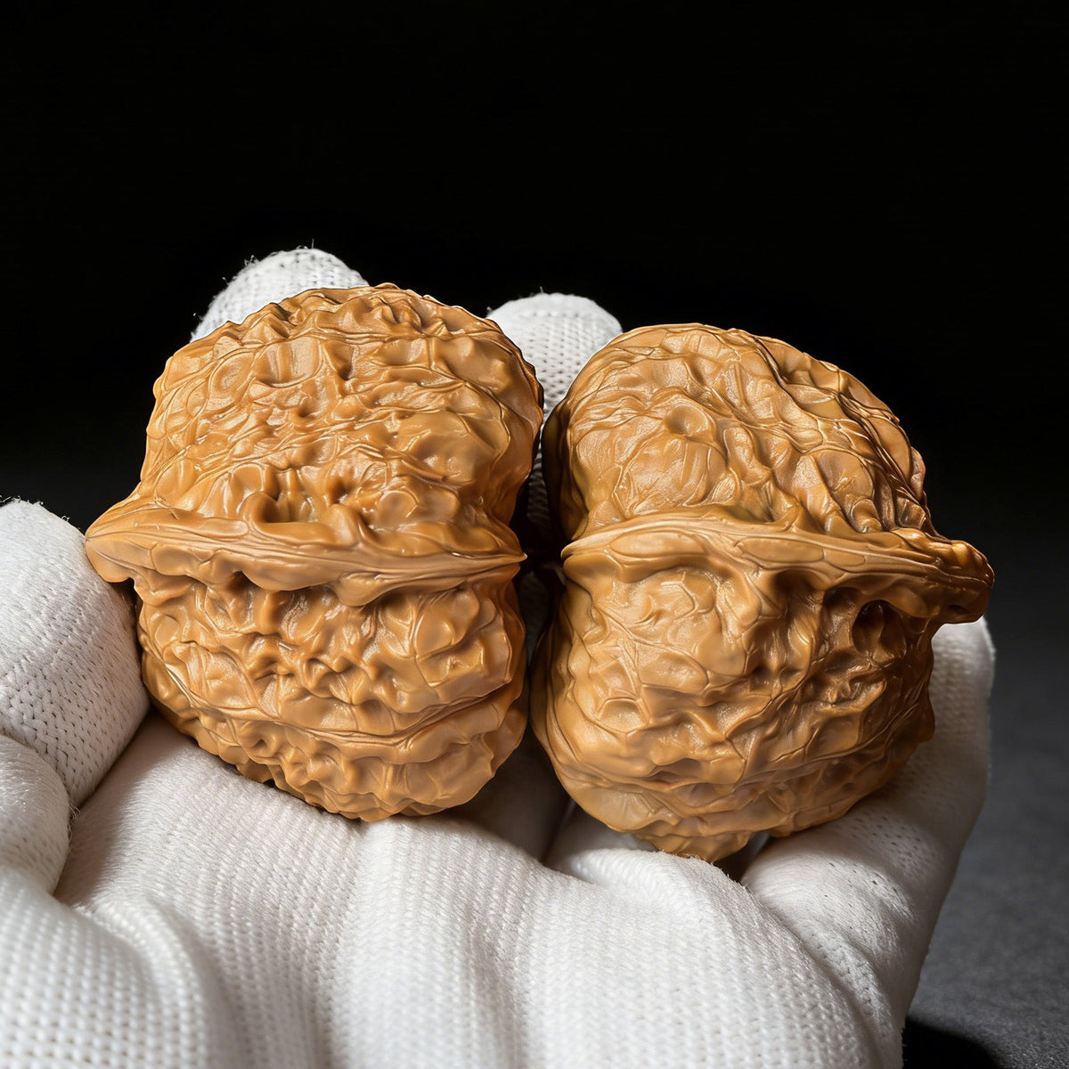 The "Pumpkin Block" (Nan Gua Dun) Pair | 45.0mm x 40.0mm | NGD-04 - ThePatinaProject