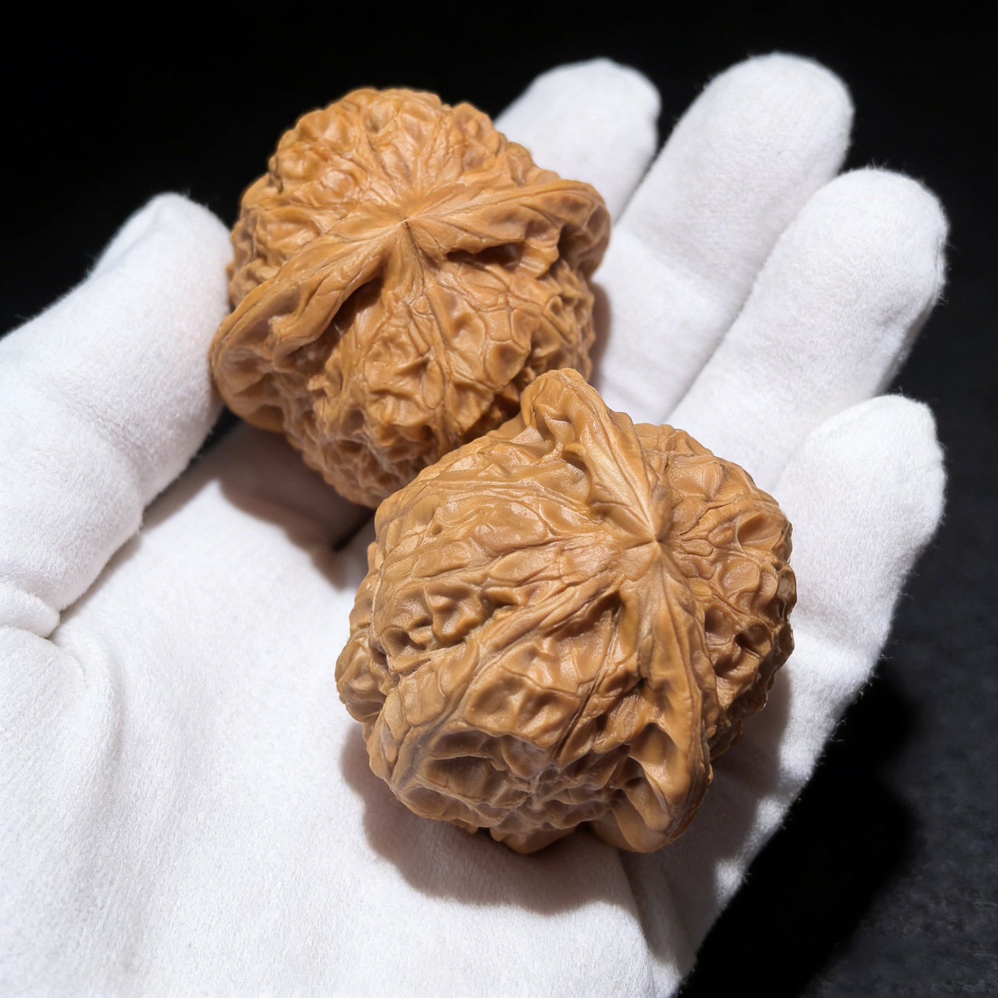 The "Pumpkin Block" (Nan Gua Dun) Pair | 45.0mm x 40.0mm | NGD-04 - ThePatinaProject