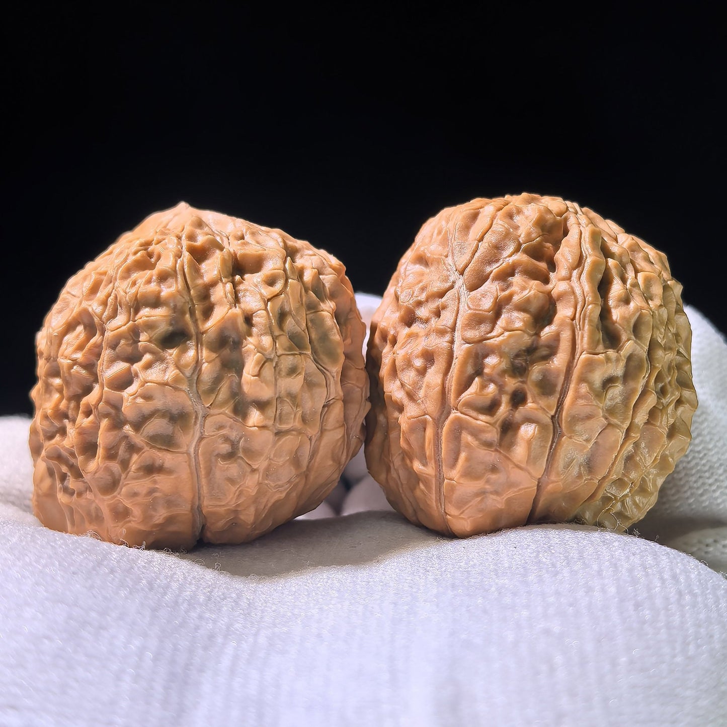 The "Pumpkin" (Nan Gua) Smooth Sailing Matched Pair | 42.0mm x 37.0mm | NGDYF-1201E - ThePatinaProject