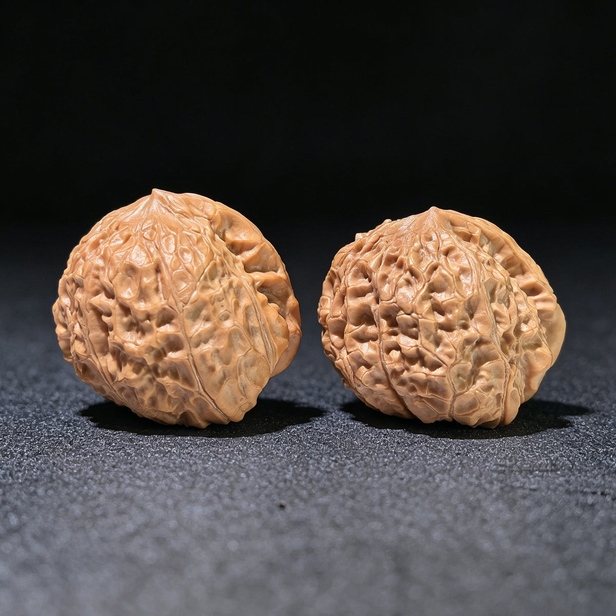 The "Pumpkin" (Nan Gua) Smooth Sailing Matched Pair | 42.0mm x 37.0mm | NGDYF-1201E - ThePatinaProject