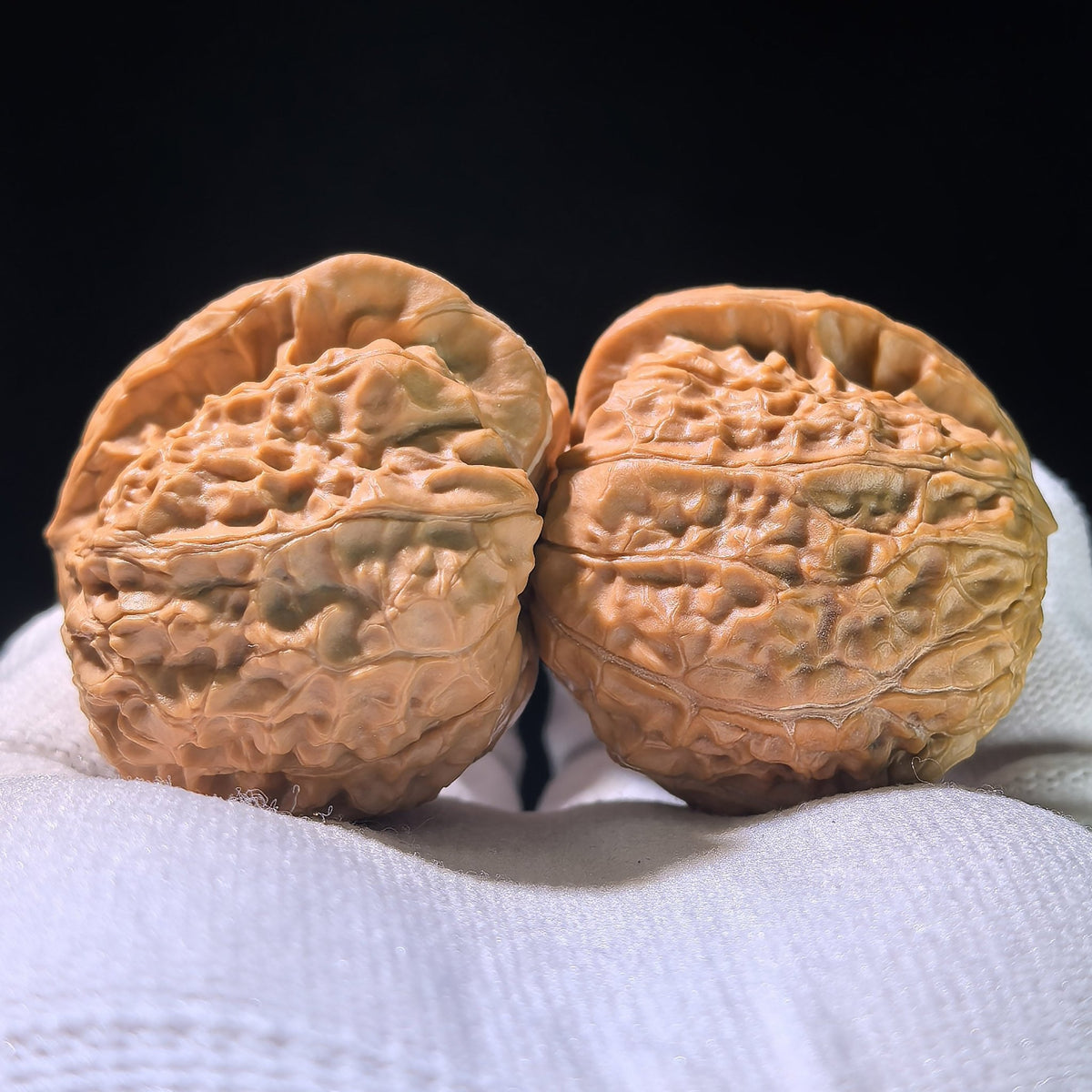 The "Pumpkin" (Nan Gua) Smooth Sailing Matched Pair | 42.0mm x 37.0mm | NGDYF-1201E - ThePatinaProject