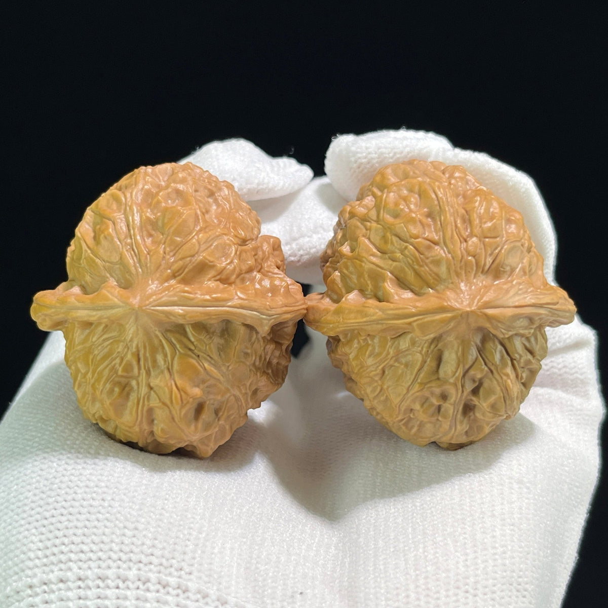 The "Pumpkin Pier" (Nan Gua Dun) Deep-Belly Squatted Pair | 39.0mm x 42.0mm | NGD-703 - ThePatinaProject