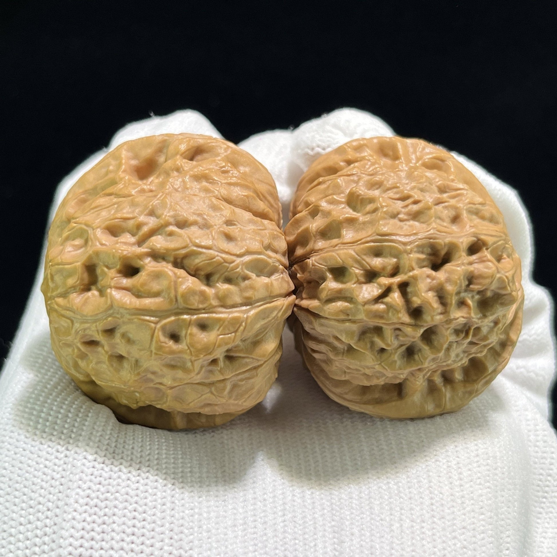 The "Pumpkin Squat" (Nan Gua Dun) Flawless Giant Pair | 43.0mm x 43.0mm | NGD-901 - ThePatinaProject