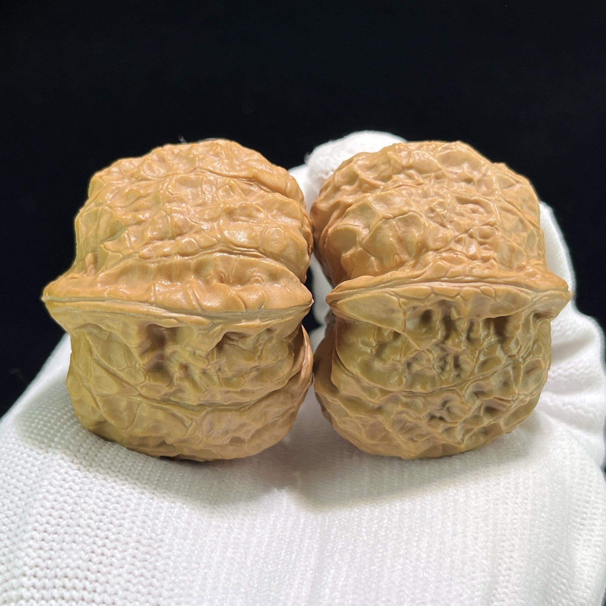 The "Pumpkin Squat" (Nan Gua Dun) Flawless Giant Pair | 43.0mm x 43.0mm | NGD-901 - ThePatinaProject
