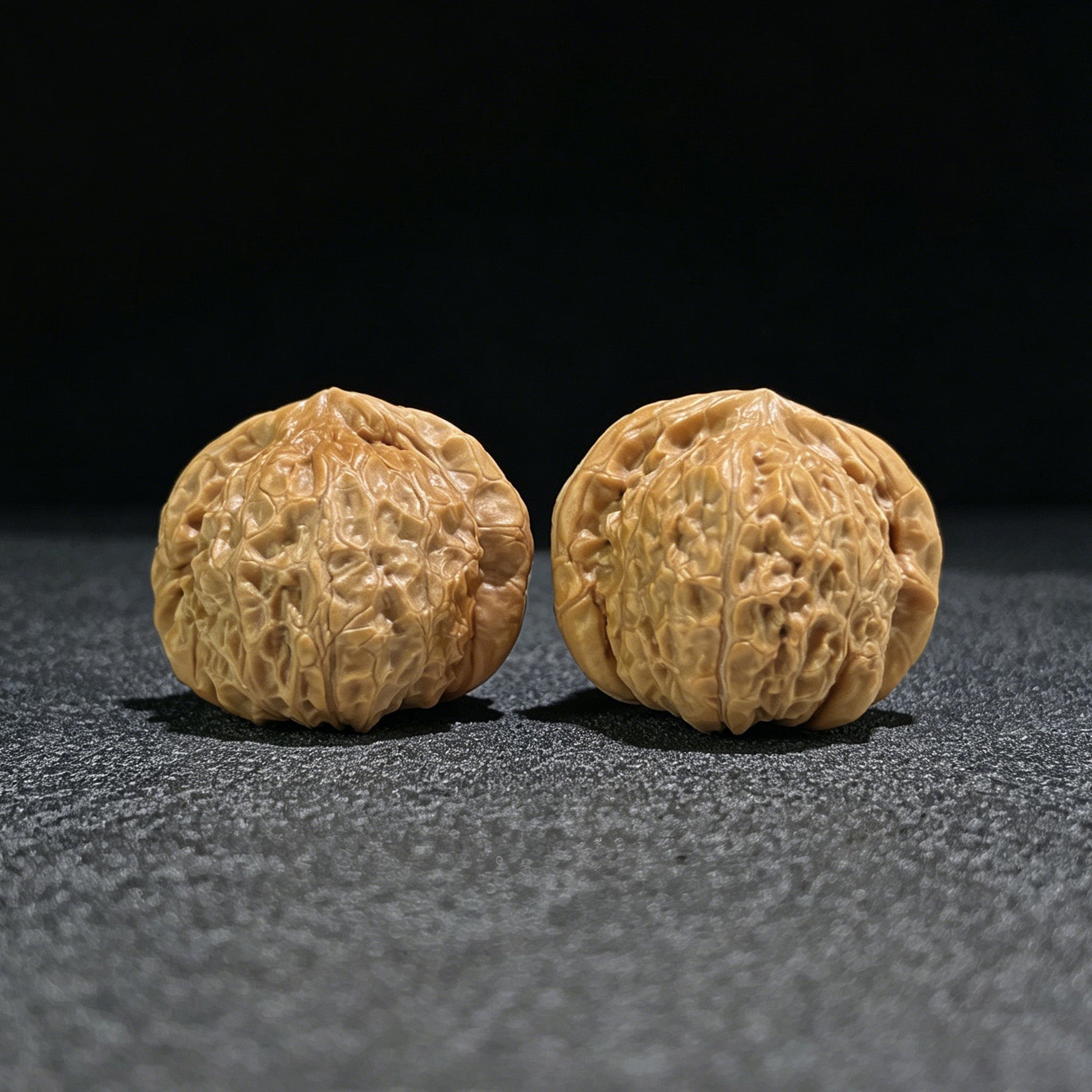 The "Pumpkin Squat" (Nan Gua Dun) Giant Balanced Pair | 42.0mm x 41.0mm | NGD-701 - ThePatinaProject