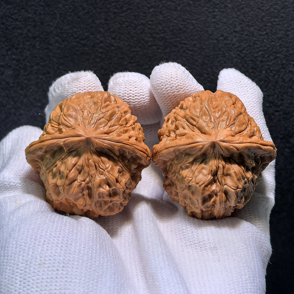 The "Pumpkin Squat" (Nan Gua Dun) Pair | 41.0mm x 43.0mm | NGD-402 - ThePatinaProject