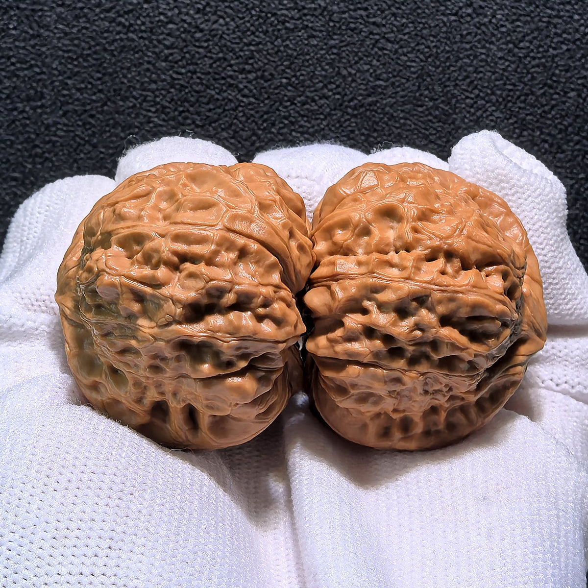 The "Pumpkin Squat" (Nan Gua Dun) Pair | 41.0mm x 43.0mm | NGD-402 - ThePatinaProject
