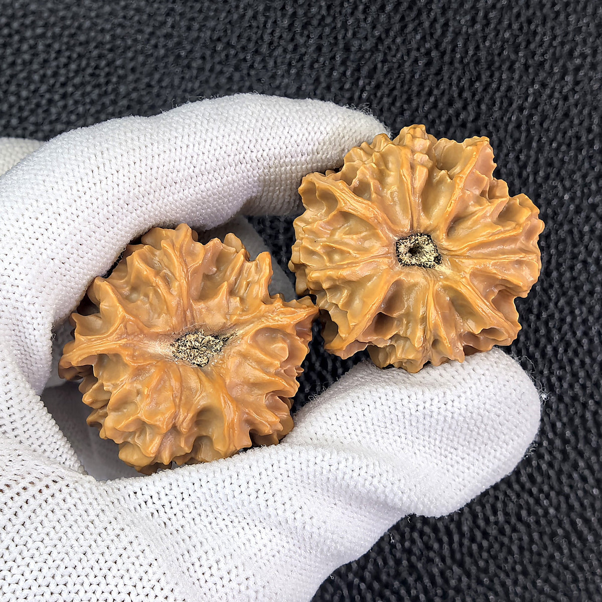 The "Qi San Four-Ridge" (Qi San Zheng Si Leng) Pair | 34.0mm x 33.0mm | QSZSL-301 - ThePatinaProject