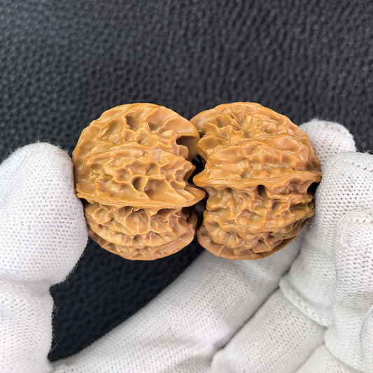 The "Qi San Four-Ridge" (Qi San Zheng Si Leng) Pair | 34.0mm x 33.0mm | QSZSL-301 - ThePatinaProject
