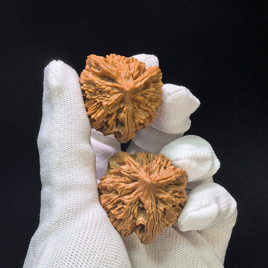 The "Qi Shan Three-Rib" (Qi Shan San Leng) Premium Hand-Twirling Pair | 35.0mm x 35.0mm | 1:1 Perfect Stance | QSSN-401E - ThePatinaProject
