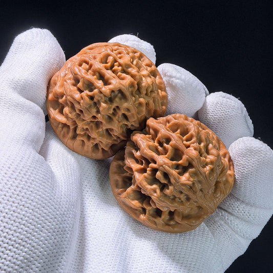 The "Qin Men" (Classic Squat) Matched Pair | 38.0mm x 38.0mm | QM-1201C - ThePatinaProject