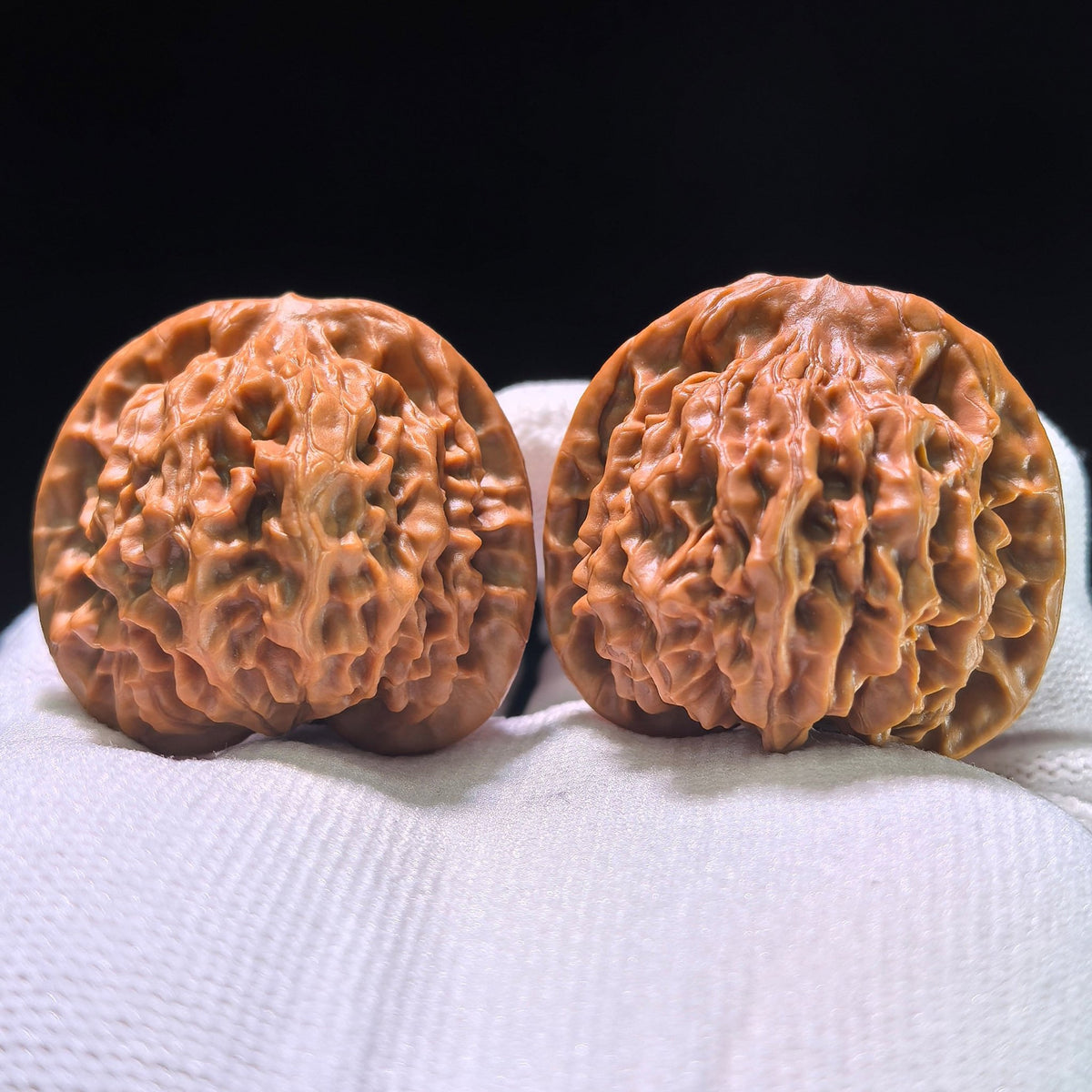 The "Qin Men Lion Head" Perfectly Balanced Boutique Pair | 39.0mm x 37.0mm | QM-1202C - ThePatinaProject