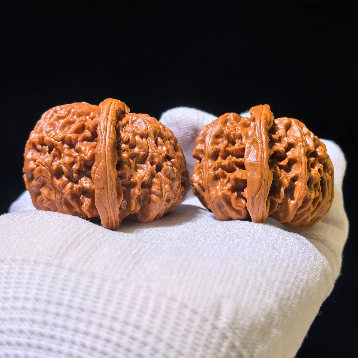 The Rare "Lion Head" Trident Three-Ridge Pair | 39.0mm x 46.0mm | SZTSN-1201E - ThePatinaProject
