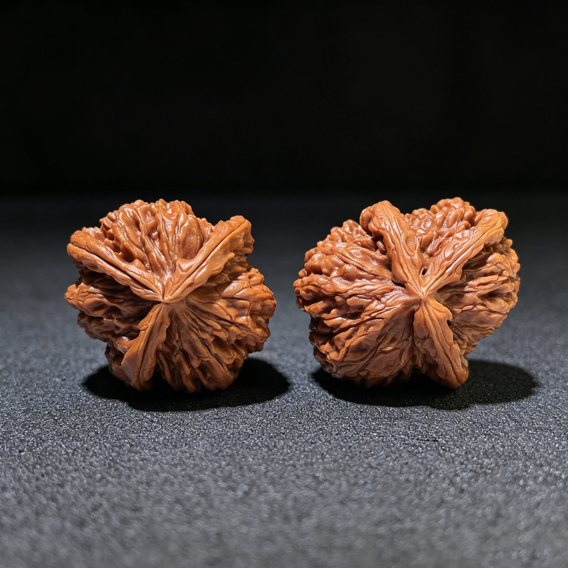 The Rare "Lion Head" Trident Three-Ridge Pair | 39.0mm x 46.0mm | SZTSN-1201E - ThePatinaProject