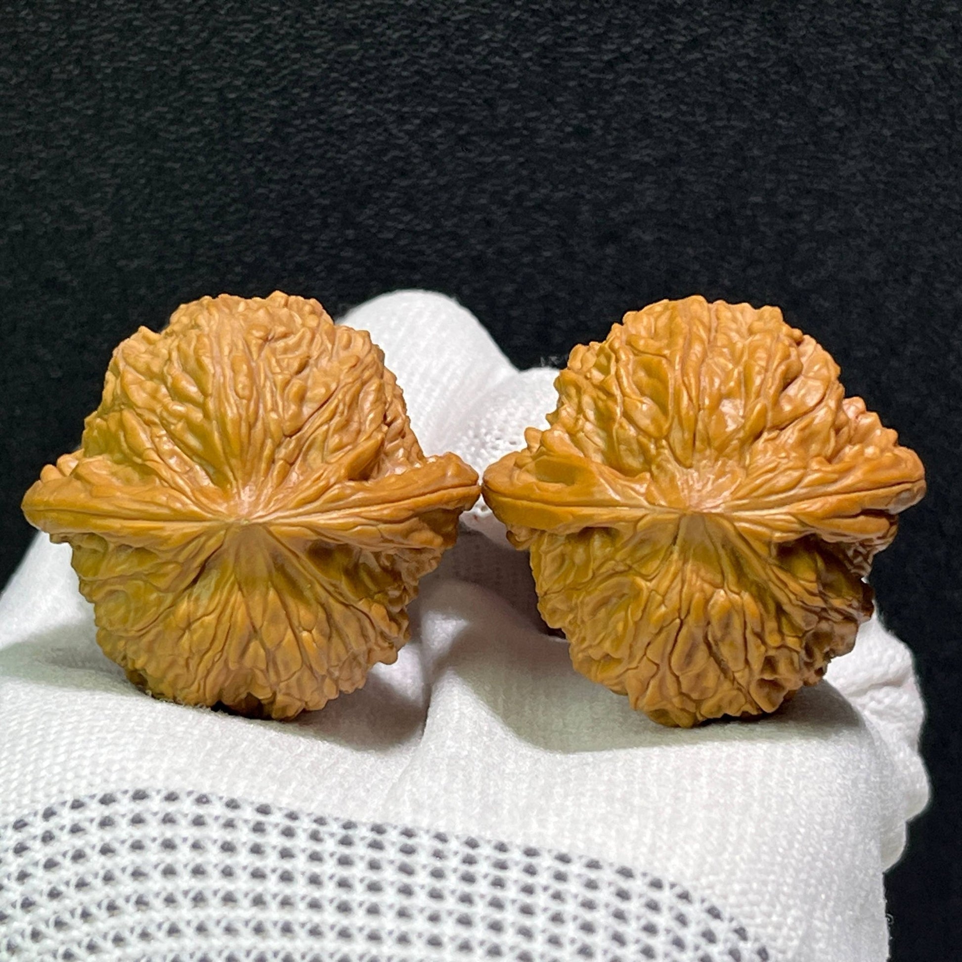 The Rare "Millstone Tian Can Jiao" (Asymmetric Base) Pair | 37.0mm x 35.0mm | MP-601 - ThePatinaProject