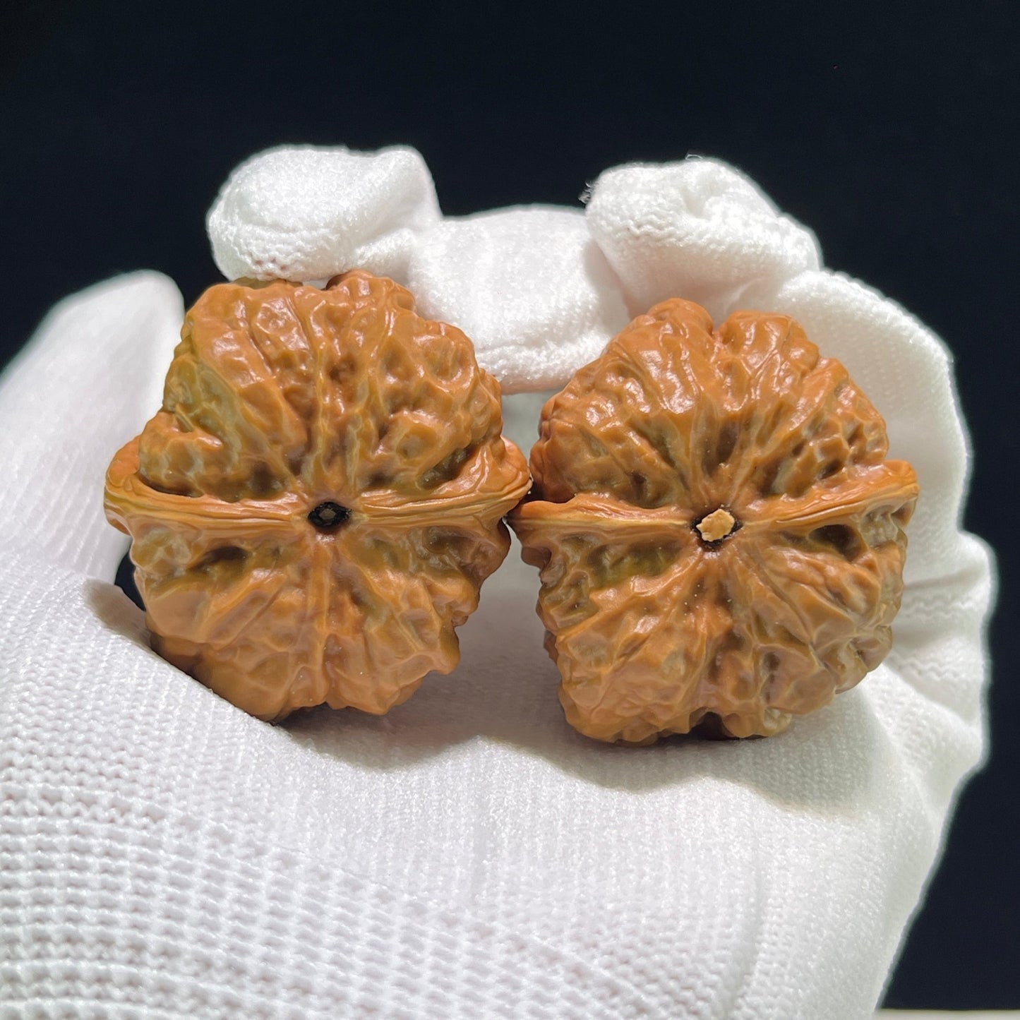 The Rare Triangle "Frog" (San Jiao Wa) Pair | Boutique Grade | 34.0mm x 30.0mm | W-802 - ThePatinaProject