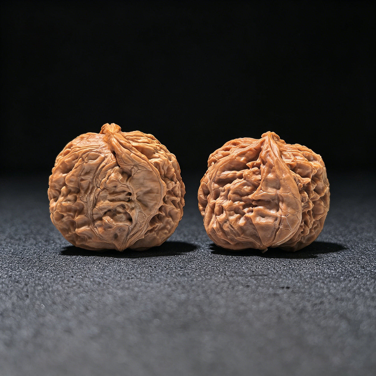 The Rare "White Lion" Half-Wall (Ban Bi) Ergonomic Pair | 31.0mm x 40.0mm | BXJBB-1201E - ThePatinaProject