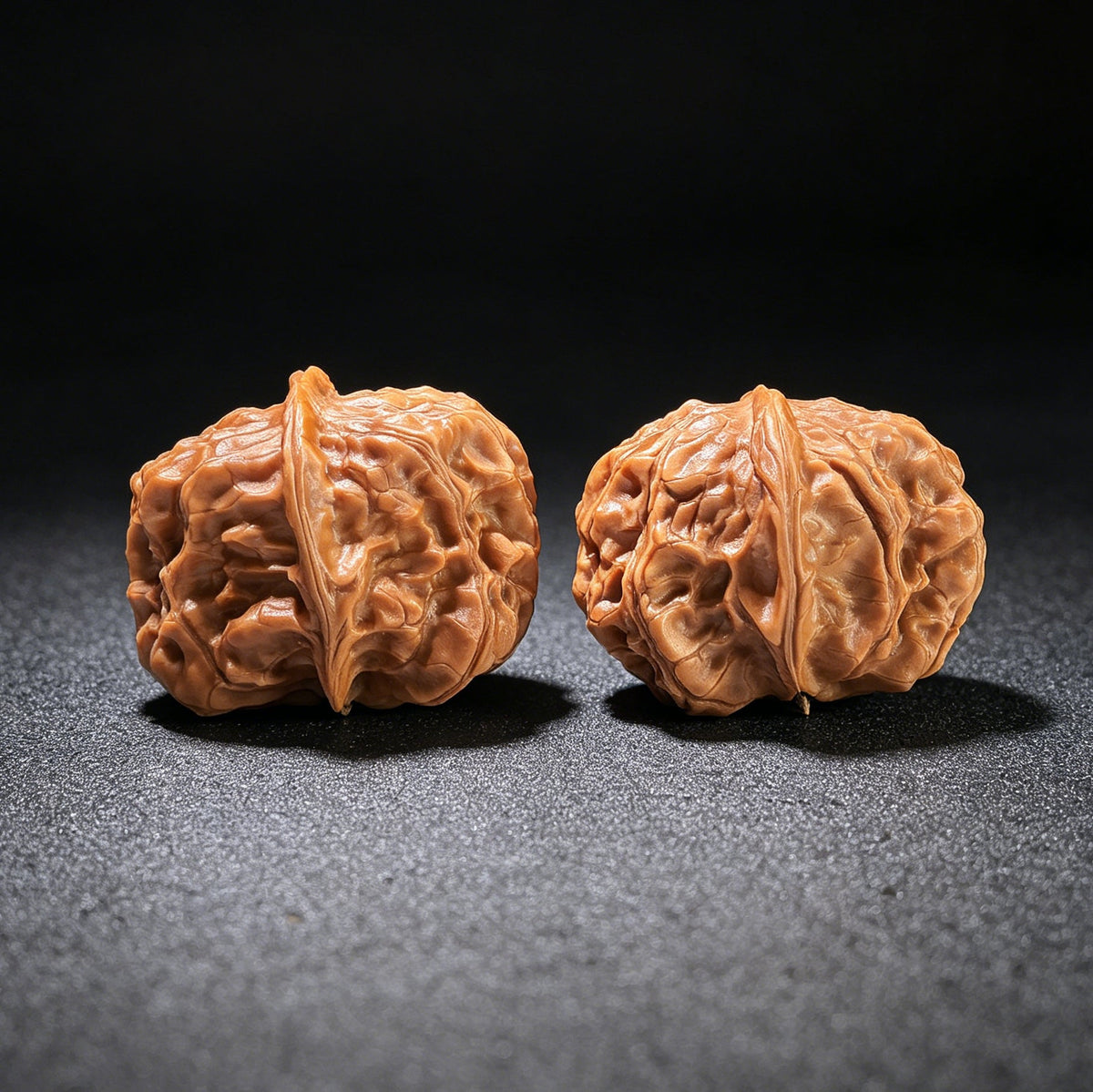 The Rare "Xinglong Dice" Half-Wall (Ban Bi) Ergonomic Pair | 29.0mm x 38.0mm | XLBB-1201E - ThePatinaProject