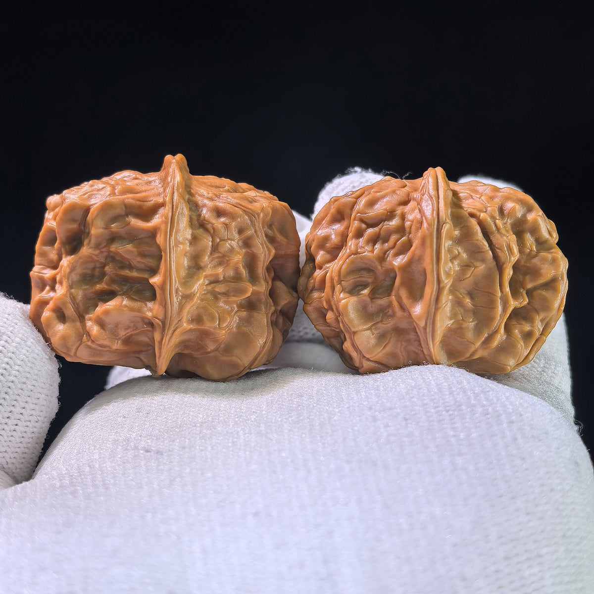 The Rare "Xinglong Dice" Half-Wall (Ban Bi) Ergonomic Pair | 29.0mm x 38.0mm | XLBB-1201E - ThePatinaProject