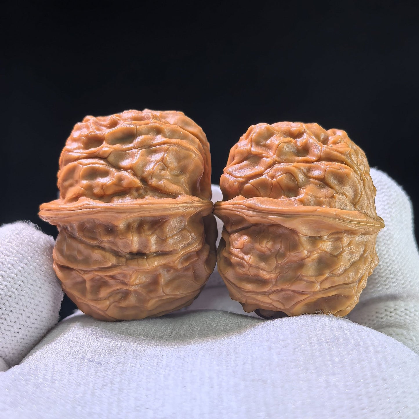 The Rare "Xinglong Dice" Half-Wall (Ban Bi) Ergonomic Pair | 29.0mm x 38.0mm | XLBB-1201E - ThePatinaProject