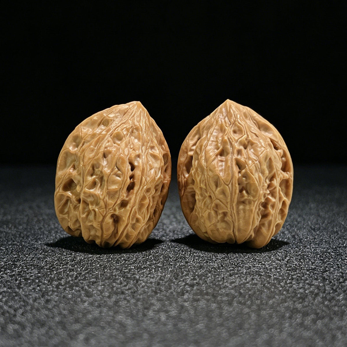 The Raw "Wild Unnamed" (Ye Sheng Wu Ming) Balanced Giant Pair | 41.0mm x 41.0mm | YSWM-907 - ThePatinaProject