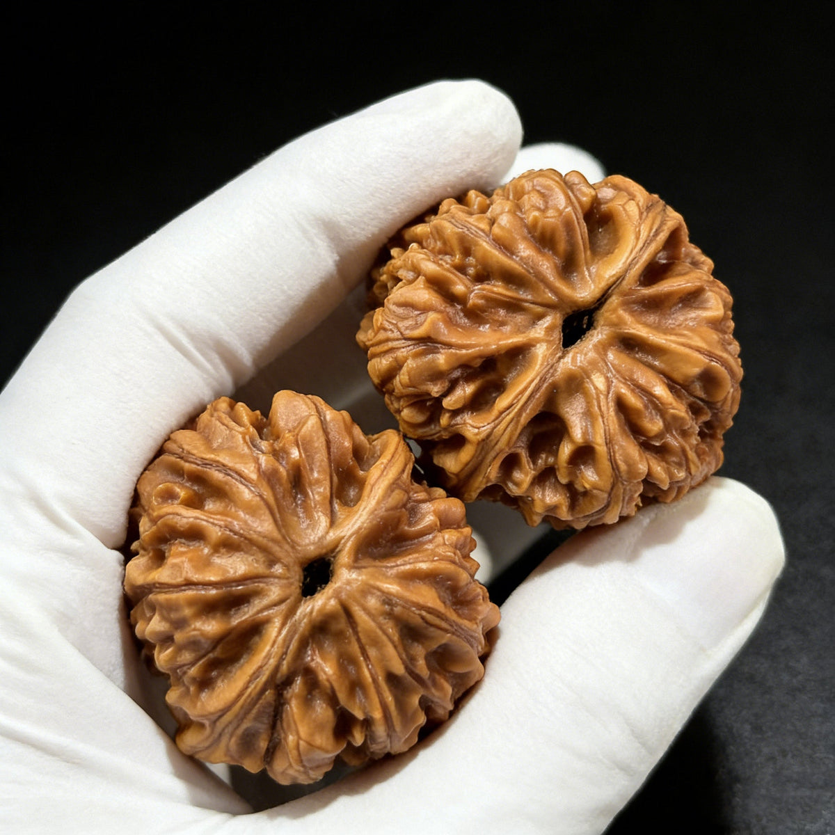 The "Red Jade" (Hongyu) Pair | 37.0mm x 33.0mm | HY-02 - ThePatinaProject
