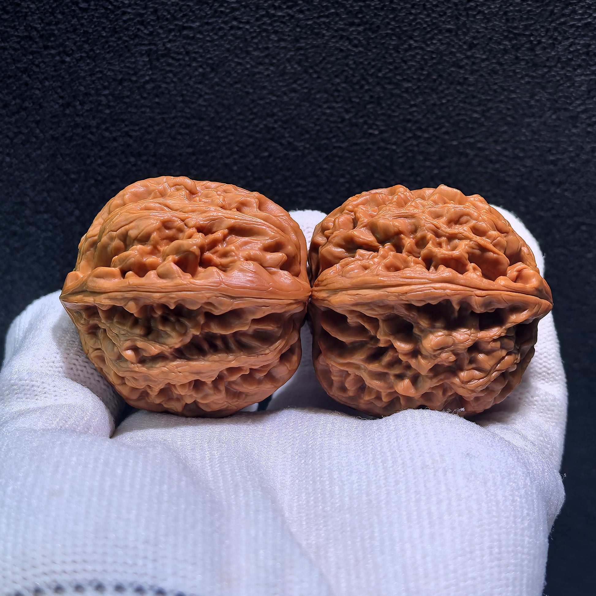 The "Red Koi" (Hong Jin Li) Pair | Boutique Grade | 40.0mm x 40.0mm x 41.0mm | HJL-401C - ThePatinaProject