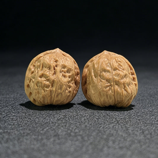 The "Red Official Seal" (Hong Fang Yin) Deep-Bellied Pair | 38.0mm x 41.0mm | HFY-802 - ThePatinaProject