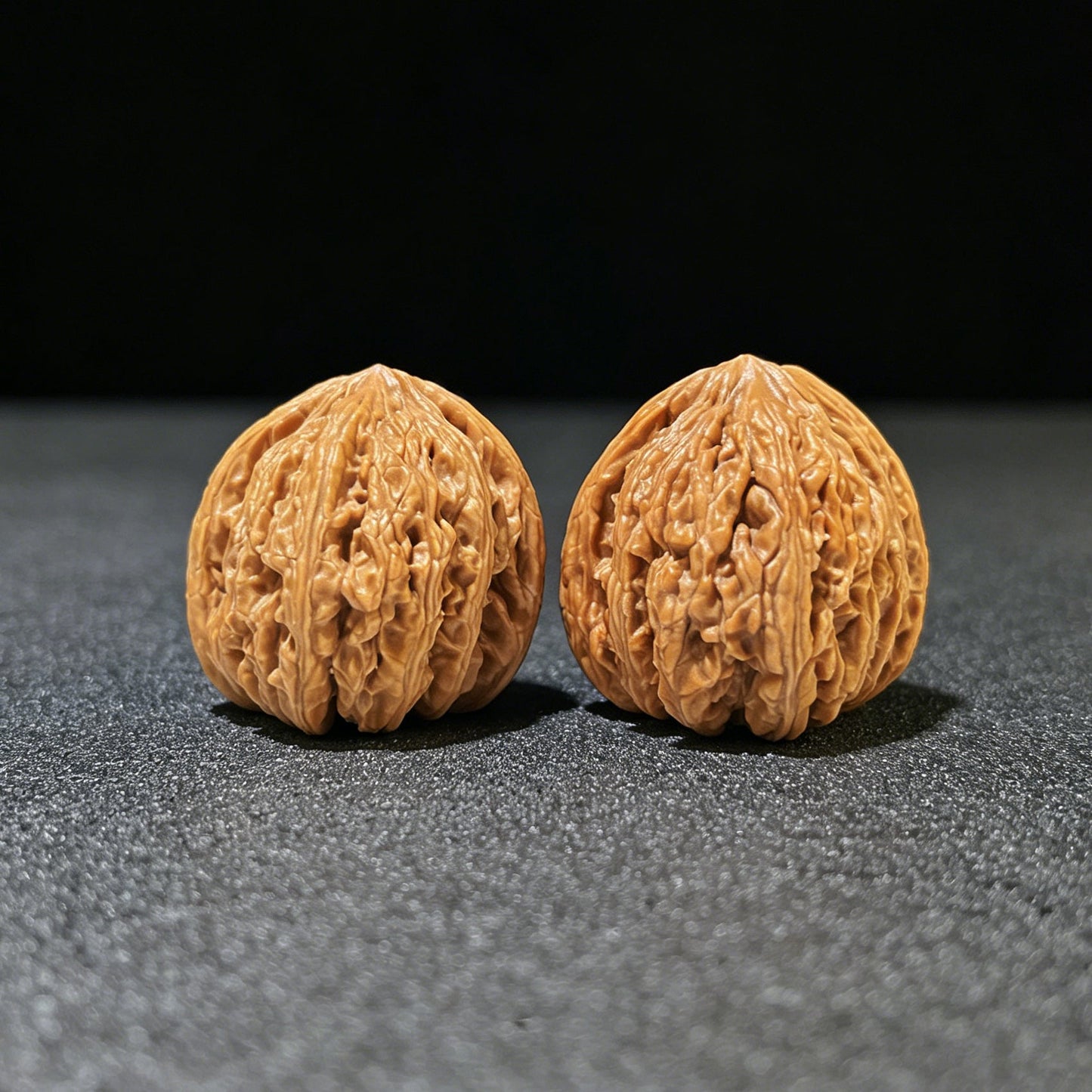 The "Ruby" (Hong Bao Shi) Compact High-Posture Boutique Pair | 32.0mm x 33.0mm | HBS-1102 - ThePatinaProject