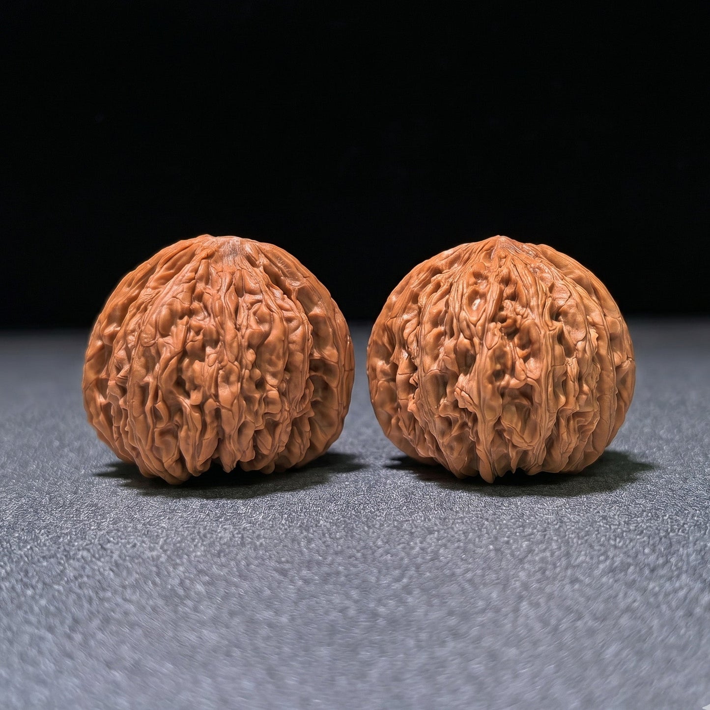 The "Ruby" (Hong Bao Shi) High-Density Compact Deep-Belly Pair | 38.0mm x 37.0mm | HBS-1103 - ThePatinaProject