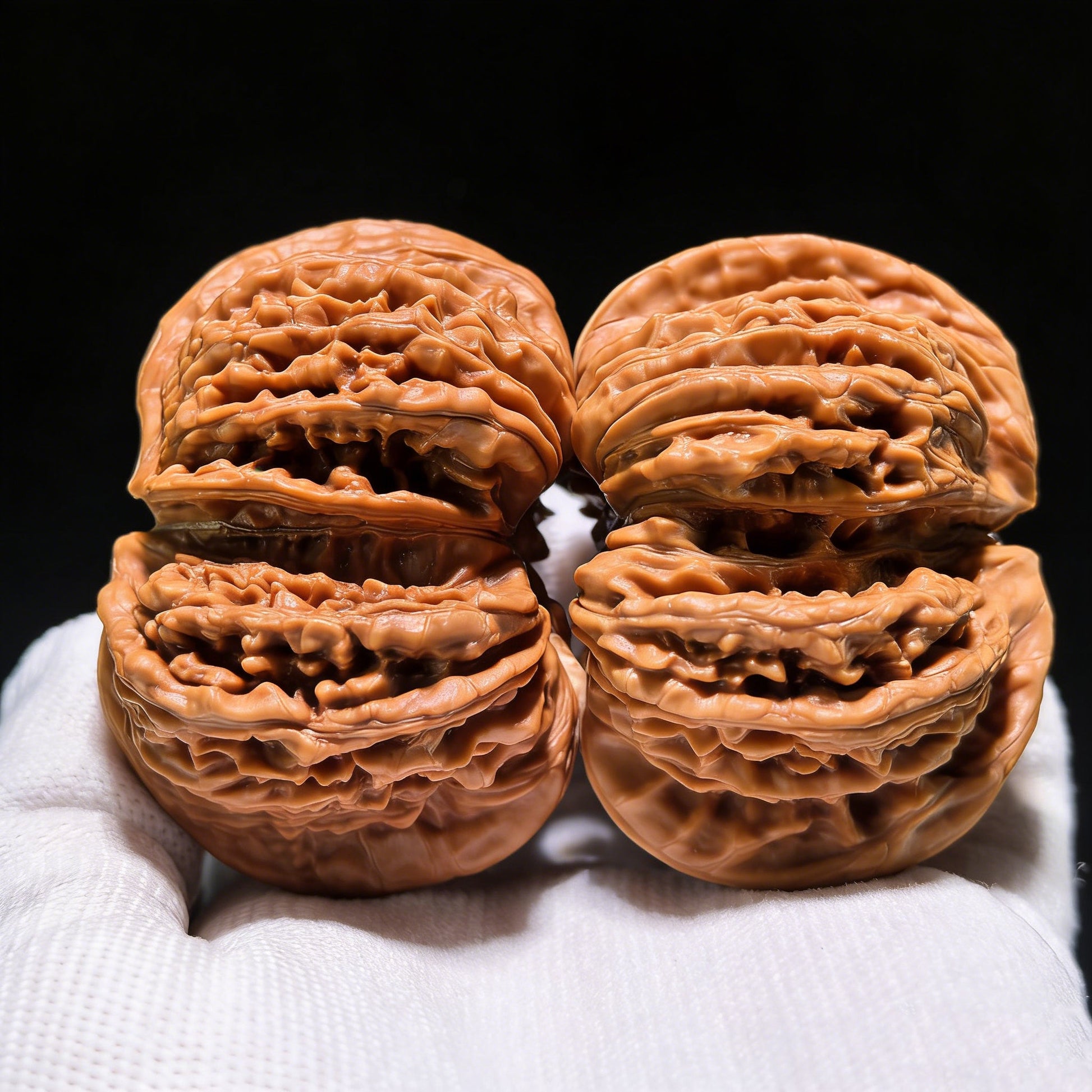 The "Si Zuo Lou" Conjoined Twin (Lian Ti) Pair | Collection Grade | 58mm & 55mm | SZLLT-01S - ThePatinaProject
