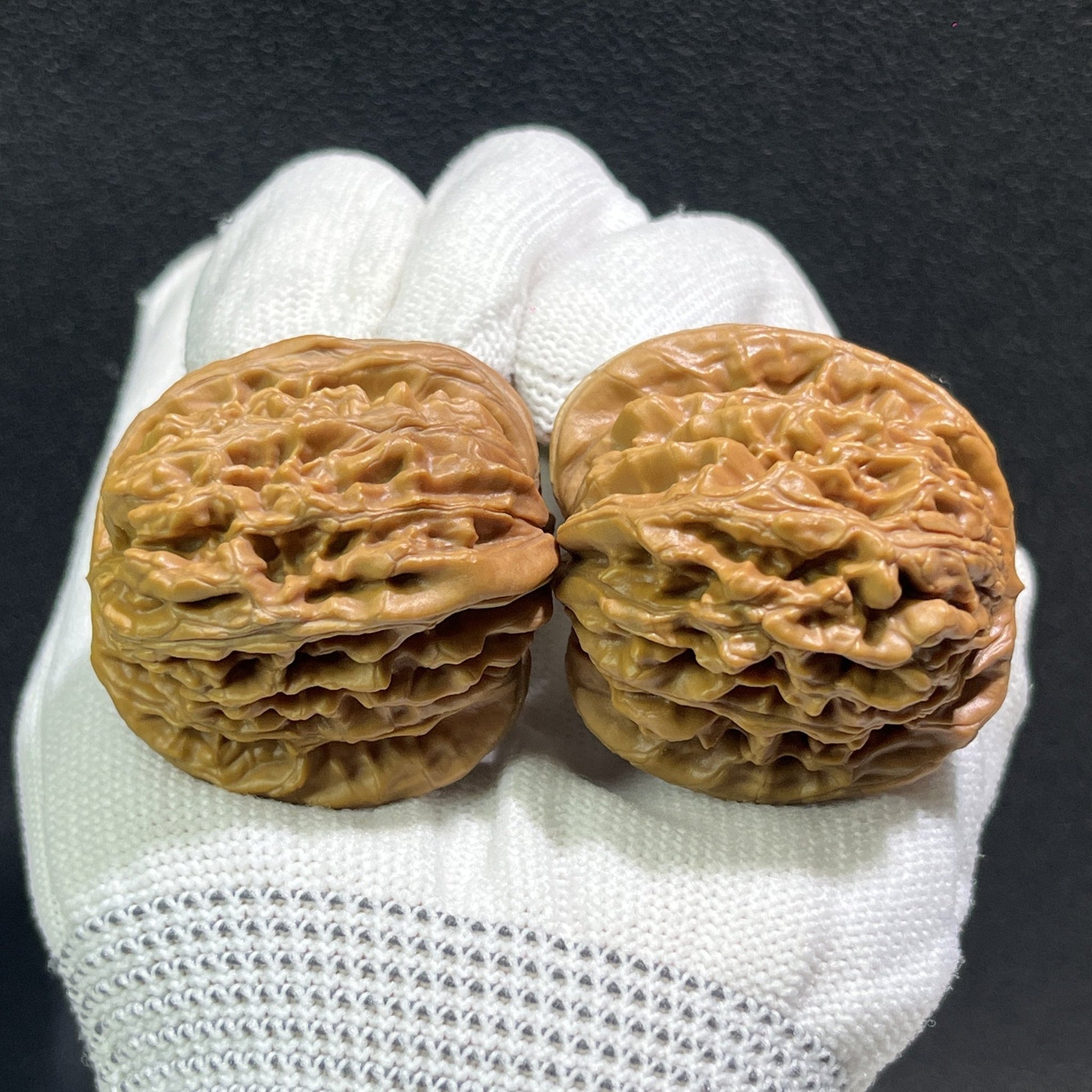 The "Si Zuo Lou" Lion's Head Pair | 40.0mm x 39.0mm | SZL-407 - ThePatinaProject