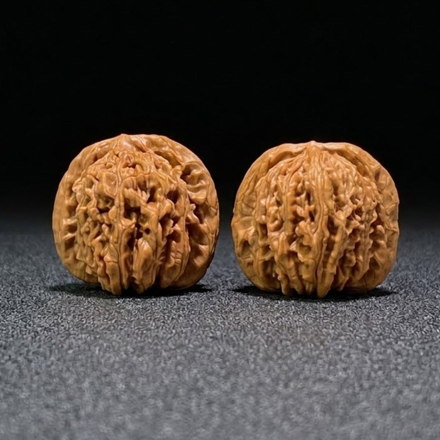 The "Si Zuo Lou" Lion's Head Pair | 43.0mm x 40.0mm | SZL-406 - ThePatinaProject
